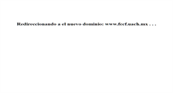 Desktop Screenshot of fefcd.uach.mx