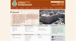 Desktop Screenshot of patronato.uach.mx