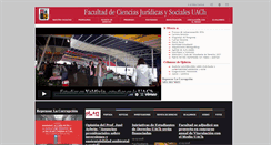 Desktop Screenshot of derecho.uach.cl