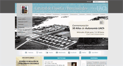 Desktop Screenshot of humanidades.uach.cl