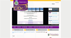 Desktop Screenshot of cide.uach.mx