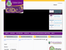 Tablet Screenshot of cide.uach.mx