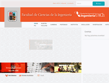 Tablet Screenshot of ingenieria.uach.cl