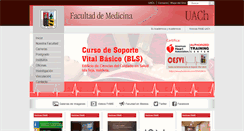 Desktop Screenshot of medicina.uach.cl