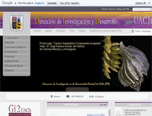 Tablet Screenshot of investigacion.uach.cl