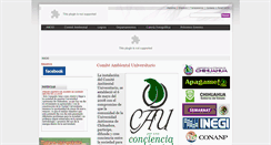 Desktop Screenshot of comiteambiental.uach.mx